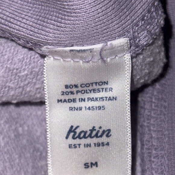 Breakers Surf Shop Katin Crew Neck Sweatshirt Dusty Purple SZ Small - Picture 10 of 10